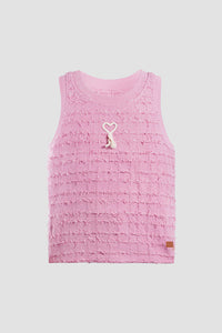 Distressed Heart Tank Top