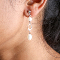 Cutwork Pearl Earrings-1