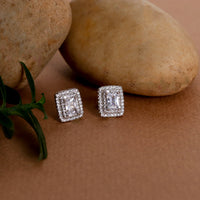Zircon Square Studds-1