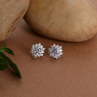 Zircon Traditional Floral Studds-1