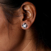 Zircon Floral Studds-4