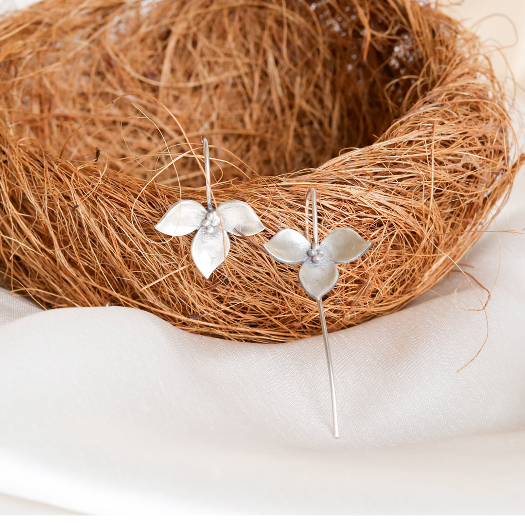 Trillium Hook Earrings-1