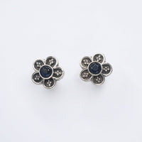 Floral - Blue Studds-2