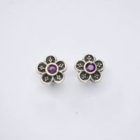 Floral Ruby Studds-2