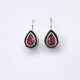 Drop Shape Ruby Hooks