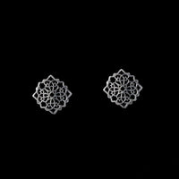 Cutwork Pattern Earrings-1