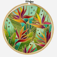 Bird of Paradise DIY Batik Craft Kit – Authentic Wax-Resist Textile Art for Beginners-1