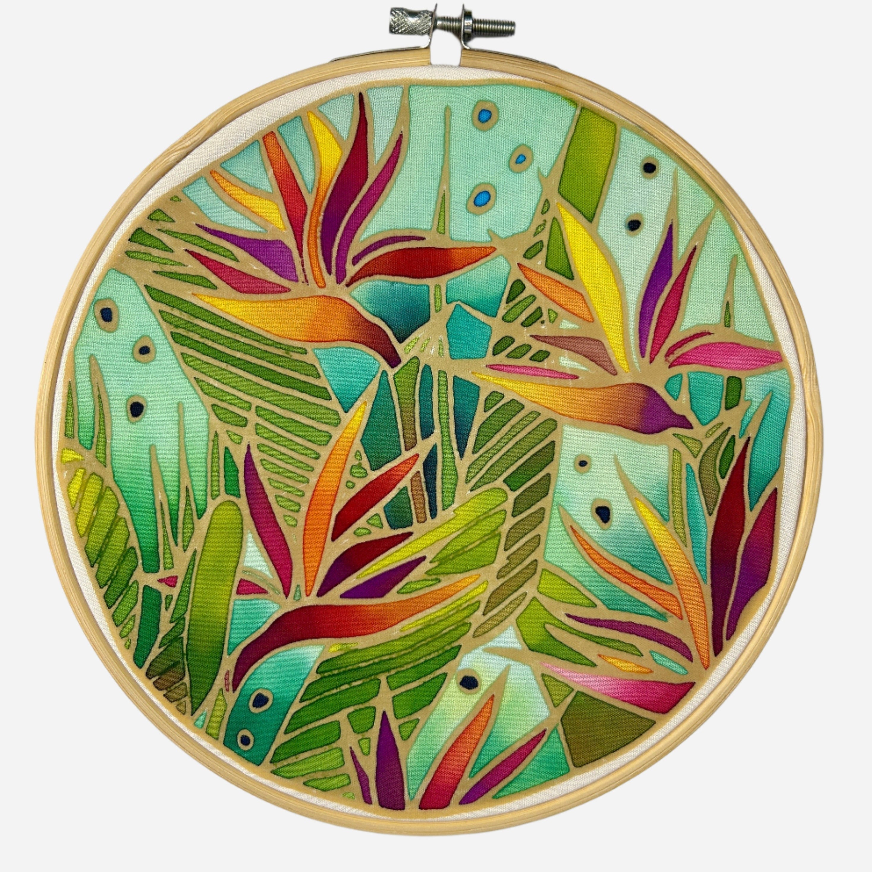 Bird of Paradise DIY Batik Craft Kit – Authentic Wax-Resist Textile Art for Beginners-1
