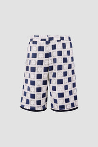 Flower Pattern Crochet Shorts
