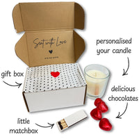 Personalised New Home Candle Gift Set | Keepsake for Couples, Friends