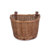 Front Fixing Child Bicycle Wicker Basket-1