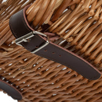 Front Fixing Heritage Oval Wicker Bicycle Basket-3