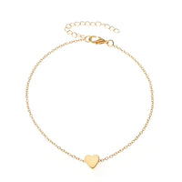 Trendy Beads Multilayer Summer Heart Anklet For Woman Bohemian Vintage Footwear Leg Bracelets 2021 Female Foot Jewelry Gifts New