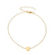 Trendy Beads Multilayer Summer Heart Anklet For Woman Bohemian Vintage Footwear Leg Bracelets 2021 Female Foot Jewelry Gifts New
