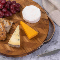 Herringbone Pattern Wooden Chopping Board-2