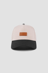 Hideout Leather Label two-tone 6-panel Dad Cap