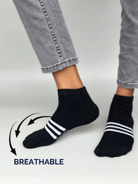  snug fit and vibrant stripes to add a pop of style to any outfit.