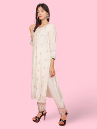 Women's Cotton Kurta-Pant, and Dupatta Set-1