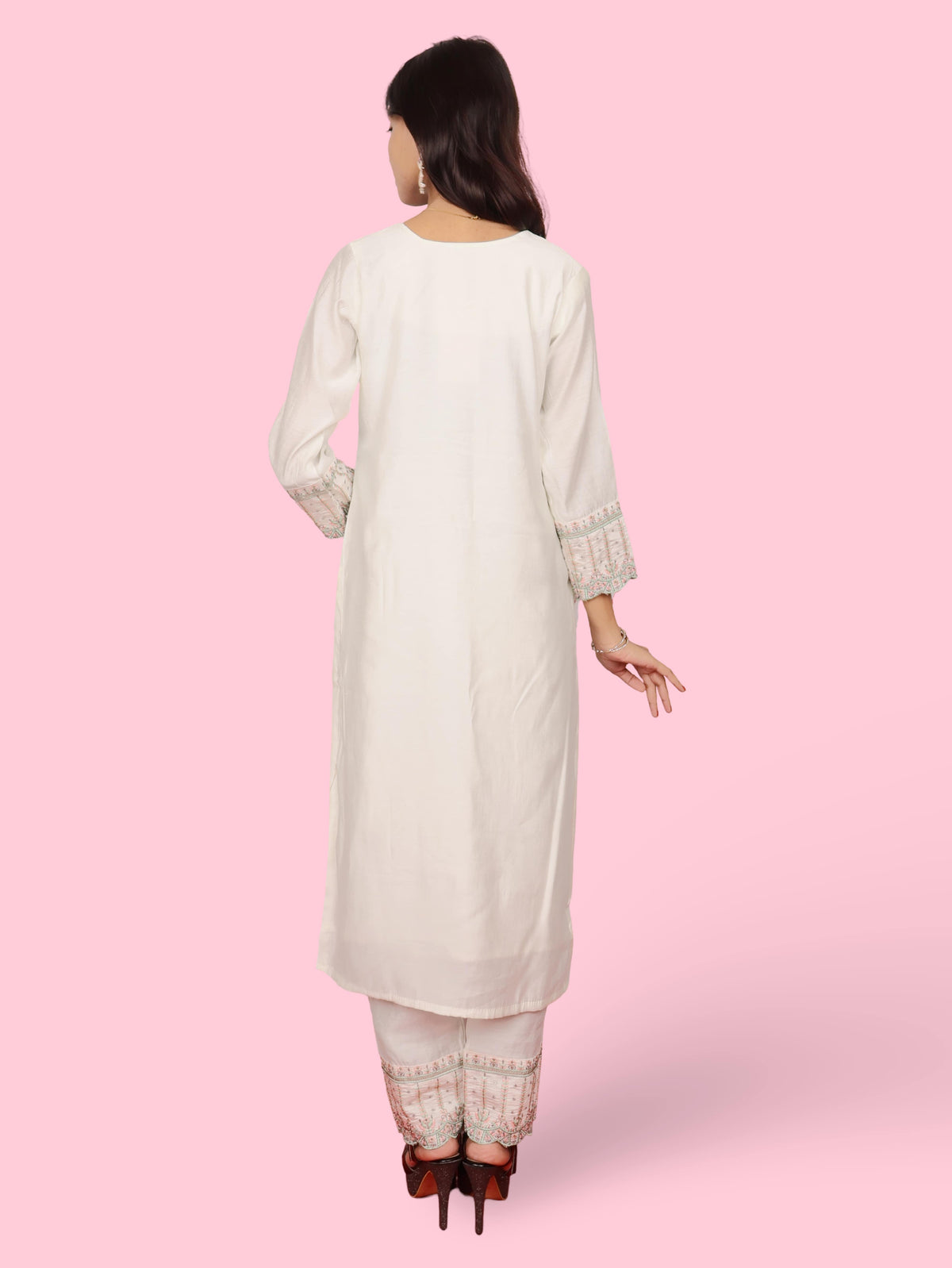 Women's Cotton Kurta-Pant, and Dupatta Set-2