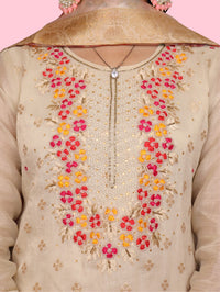 Women's Silk Kurta-Pant, and Dupatta Set-3