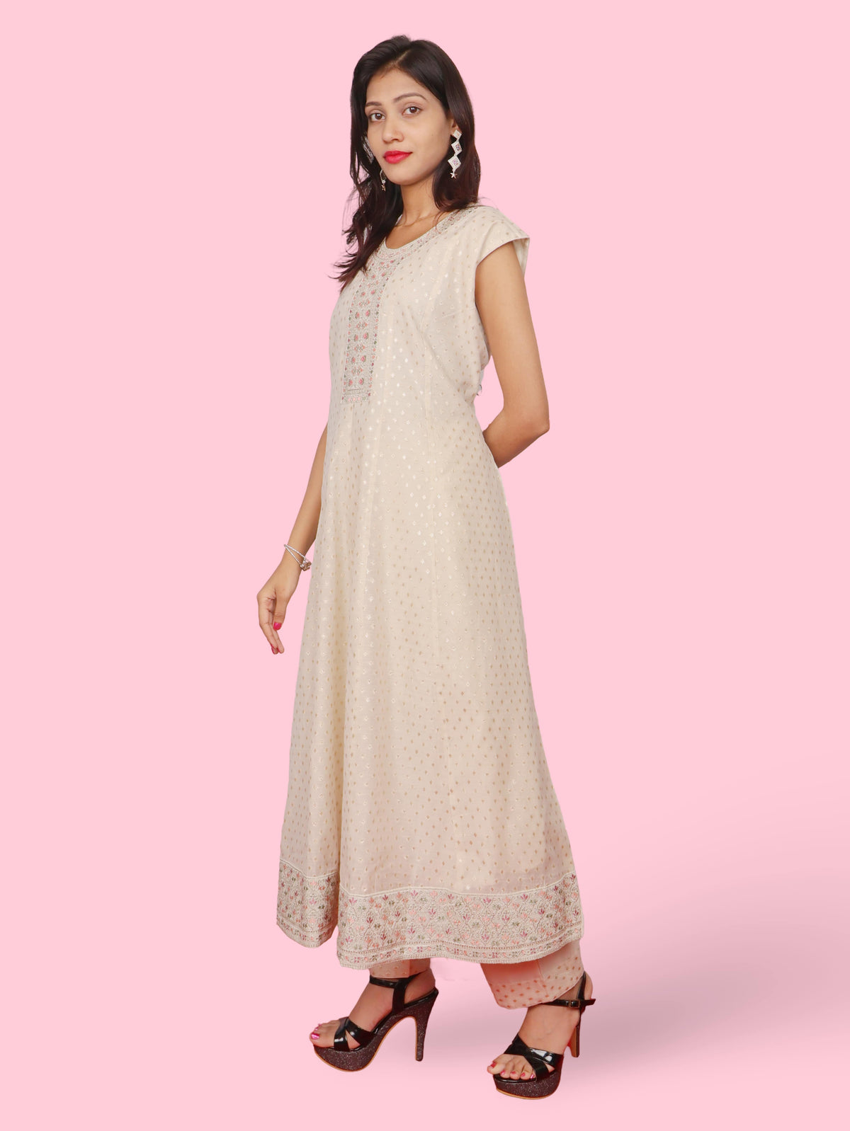Women's Cotton Kurta-Pant, and Dupatta Set-1