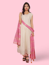 Women's Cotton Kurta-Pant, and Dupatta Set-4