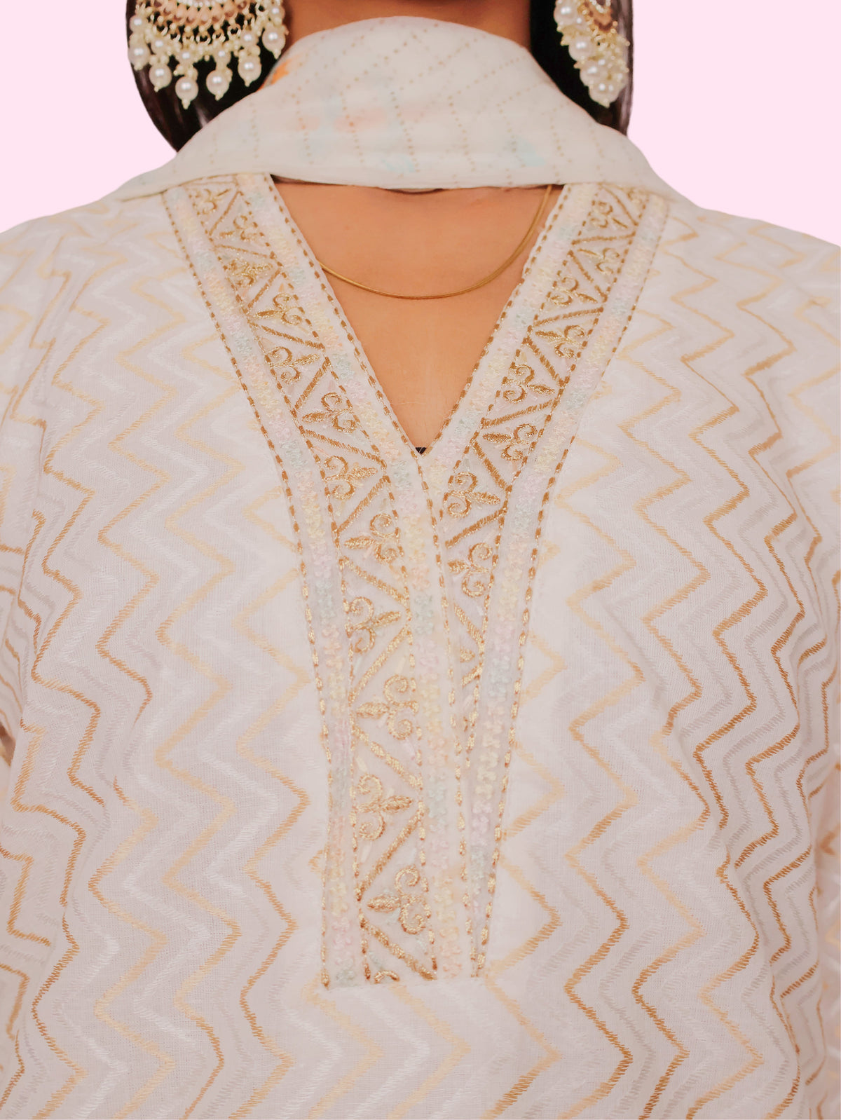 Women's Cotton Kurta-Pant, and Dupatta Set-3
