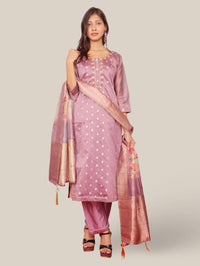 Women's Silk Kurta-Pant, and Dupatta Set-4