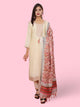 Women's Silk Kurta-Pant, and Dupatta Set