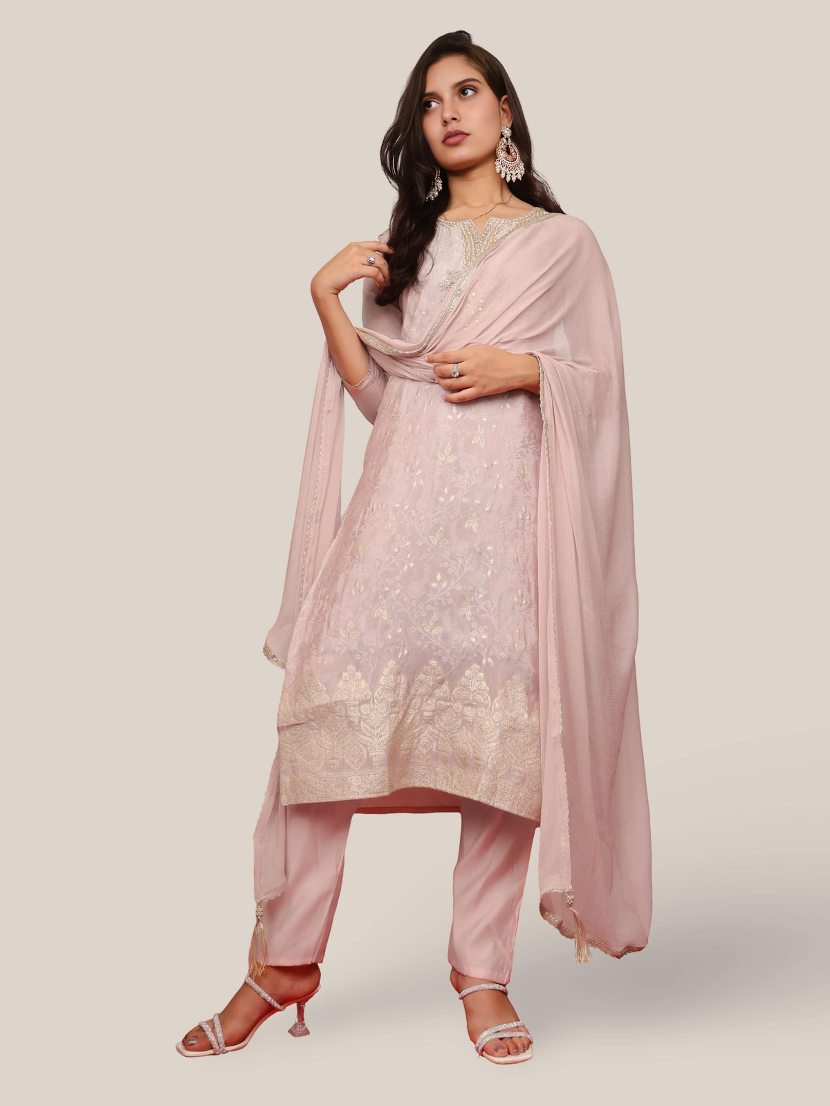 Women's Kurta-Pant & Dupatta Set-4