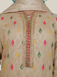 Woman Straight Suit Set with Pant-Dupatta
