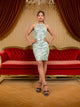 Sparkling Sequins Round Neck Bodycon Mini Dress by Shreekama