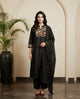 Embroidered Yoke Straight Kurta with Pants and Dupatta Set