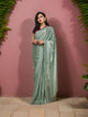 Designer Saree with Heavy Rhinestone & Glitter Work by Shreekama