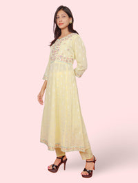 Women's Pure Cotton Kurta and Pant Set with Coordinated Dupatta-1