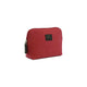 K0026XB | Women's Canvas/Full Grain Volanata Leather Clutch Bag - Bordeaux/Brownhead Color. Zipper Closure. Dimensions: 17 x 13 x 6.5 cm - Packaging: Tnt bag