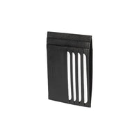 K10307AB | Document Holder/Card Holder RFID protection in genuine full-grain leather, dollar grain. Black color. Dimensions: 12 x 9 x 0.5 cm. Packaging: hard bottom/cover Gift Box