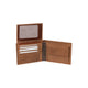 K12220UB | Men's wallet in genuine full-grain leather, Naked. Leather color. RFID protection. Size when closed: 11.5 x 8.3 x 2 cm. Packaging: gift box bottom/cover
