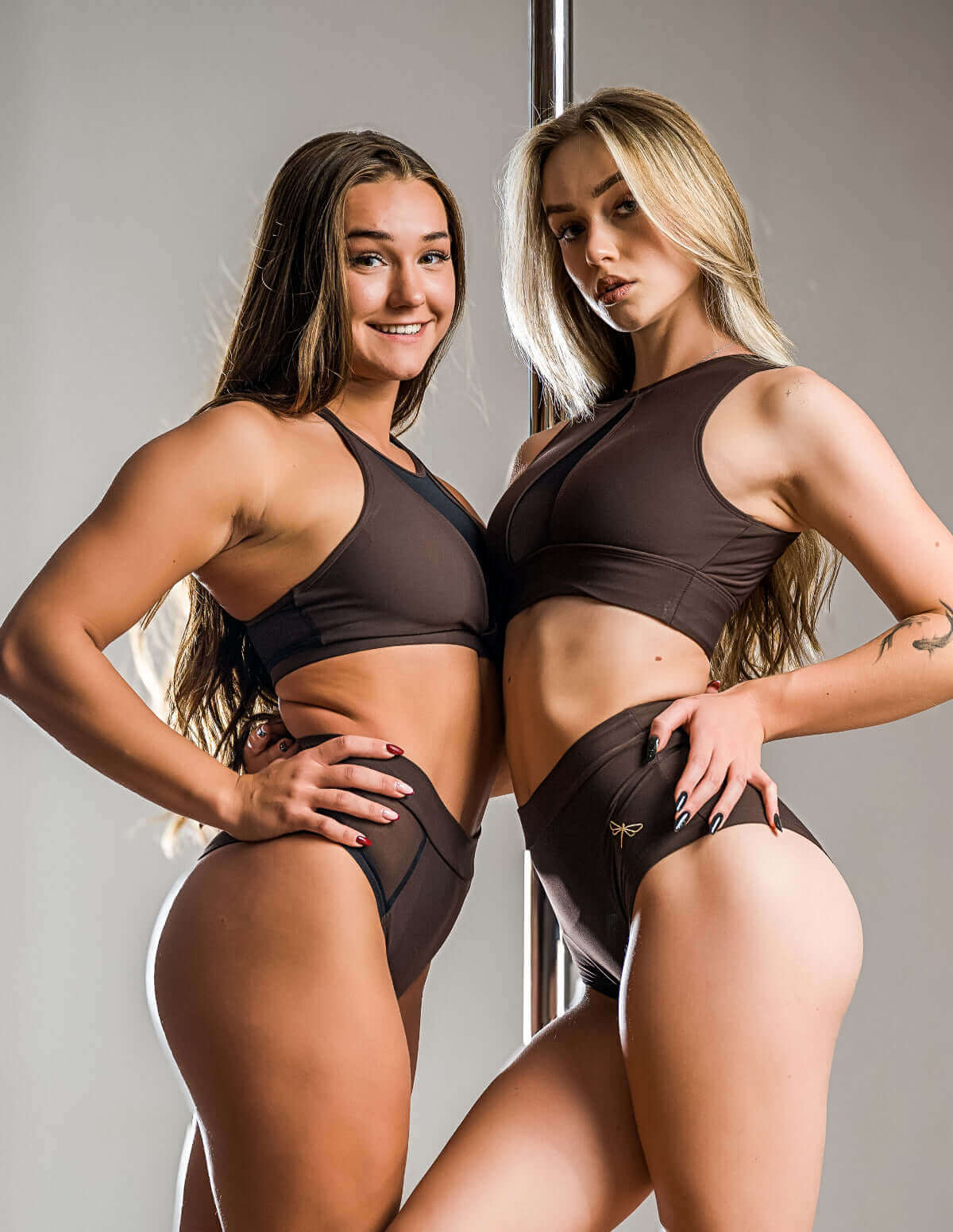 High Waist Scrunch Bum Pole Shorts – Lola