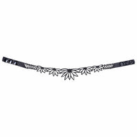 Lotus Recycled Rubber Statement Choker-2