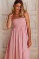 Luela Linen Maxi Dress