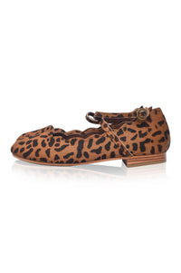 Myrelle Criss-Cross Leather Ballet Flats (Sz. 7.5 & 8.5)