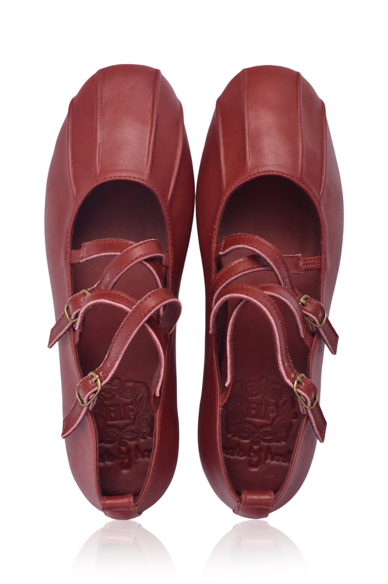 Obsession Criss-Cross Round Toe Flats