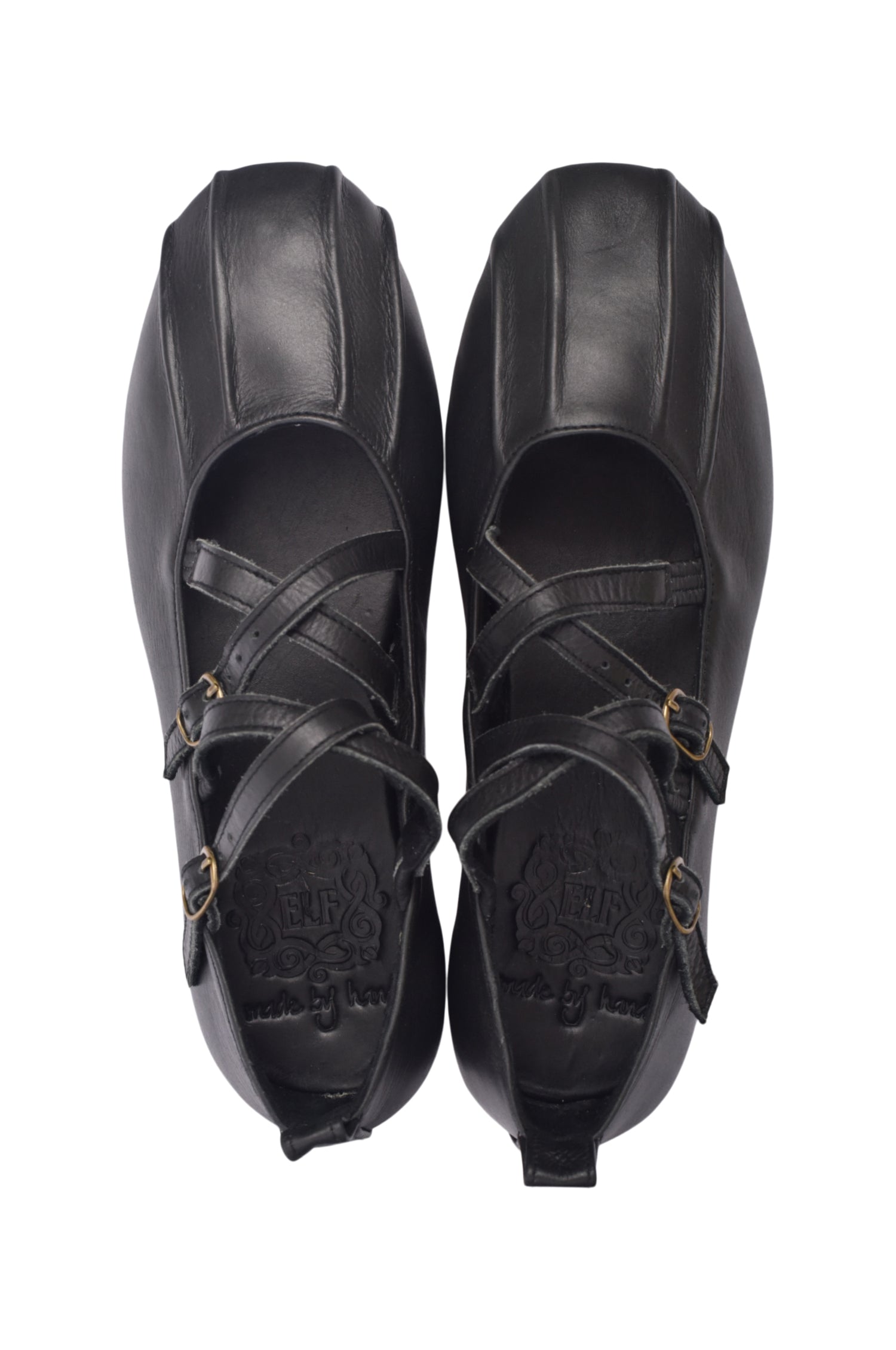 Obsession Criss-Cross Round Toe Flats