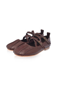 Obsession Criss-Cross Round Toe Flats