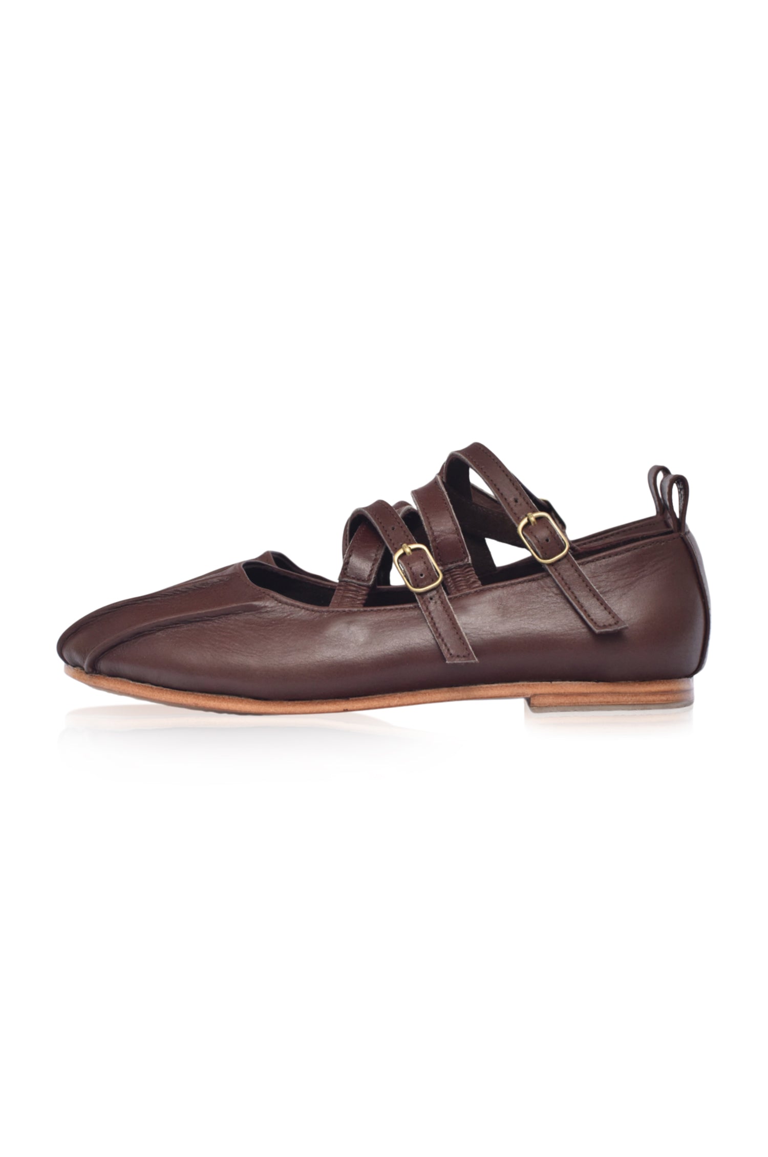 Obsession Criss-Cross Round Toe Flats