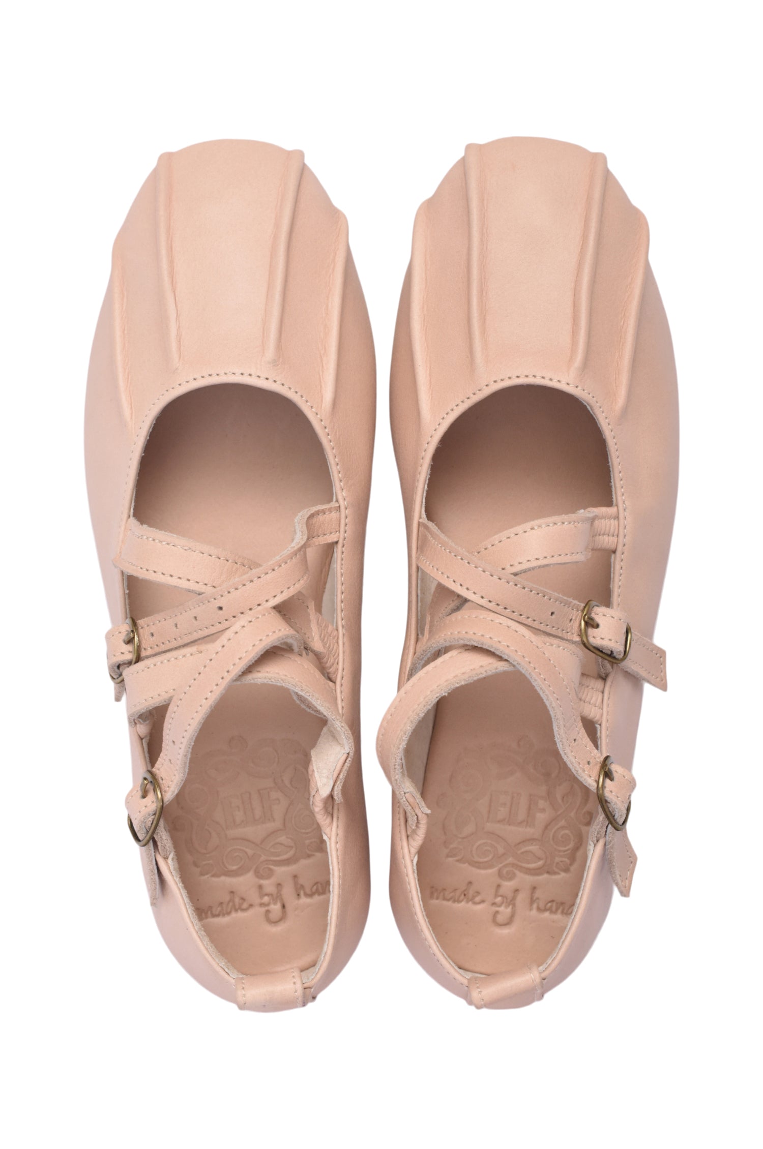Obsession Criss-Cross Round Toe Flats