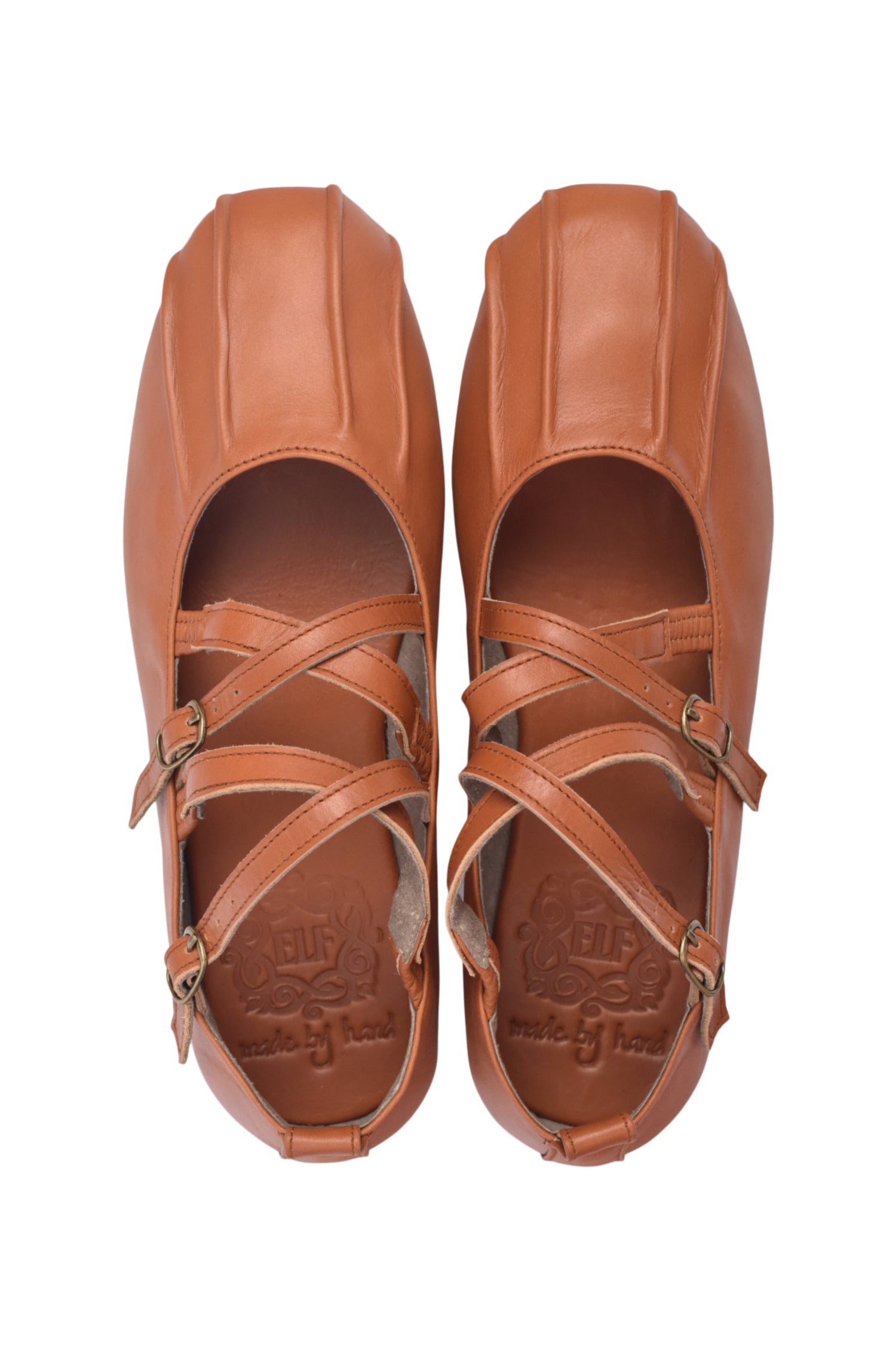 Obsession Criss-Cross Round Toe Flats