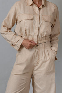 Orion Wide Leg Linen Pants