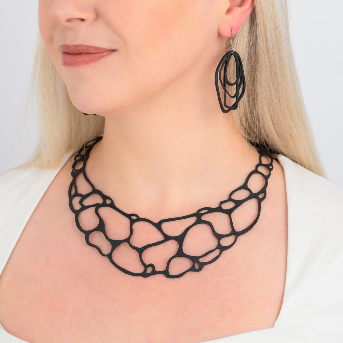 Orion Recycled Rubber Earrings-0